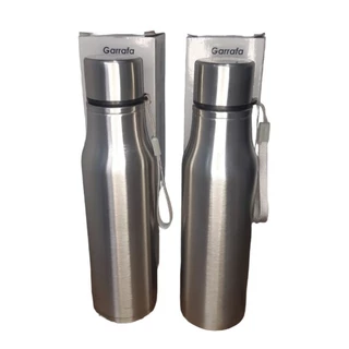 garrafa inox resistente água suco 750ml