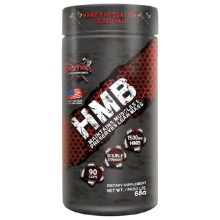 Hmb 1500mg - 90 Cápsulas - Bruthal Sports Supplements