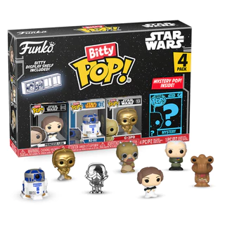 FUNKO BITTY POP STAR WARS - PRINCESS LEIA 4-PACK (71512) NOVO ORIGINAL em Oferta na Shopee