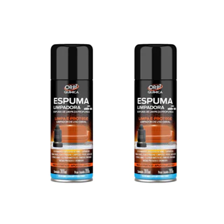 Kit 2 Espumas Limpadora Limpa Estofados 300ml 209g Orbi