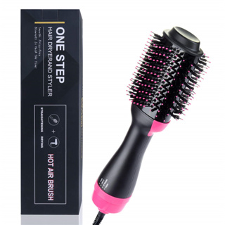 Escova Secadora De Cabelo Alisa Seca Modela 4 Em 1 1200w One Step Profissional