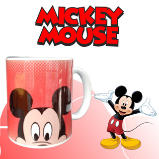 Caneca Mickey Mouse Vermelha Presente - Com seu nome