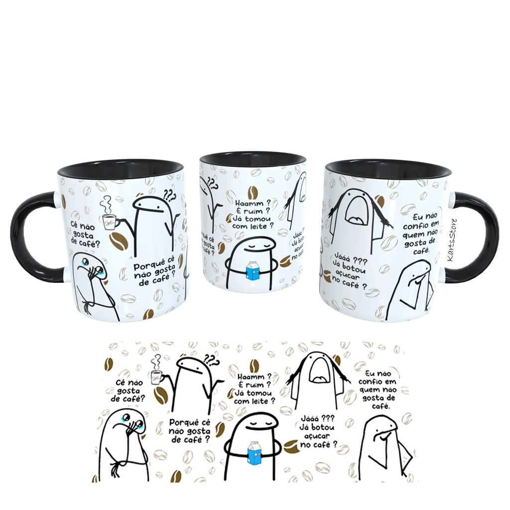 Caneca Flork Você não gosta de café e caixa personalizada Flork para ...