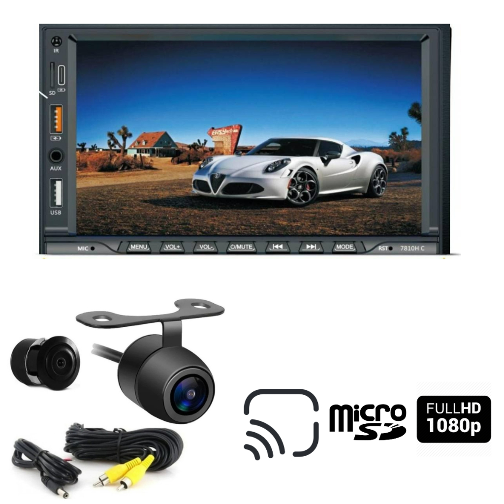 Central Multimídia Mp5 Bt 2 Din Universal + Câmera De Ré | Shopee Brasil