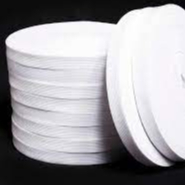 Rolo de Elástico Várias Larguras c/25metros Chato Crochet Branco Costura Dorlytex