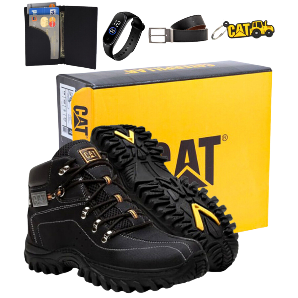 Kit 3 Pares De Sapato Botas Caterpillar