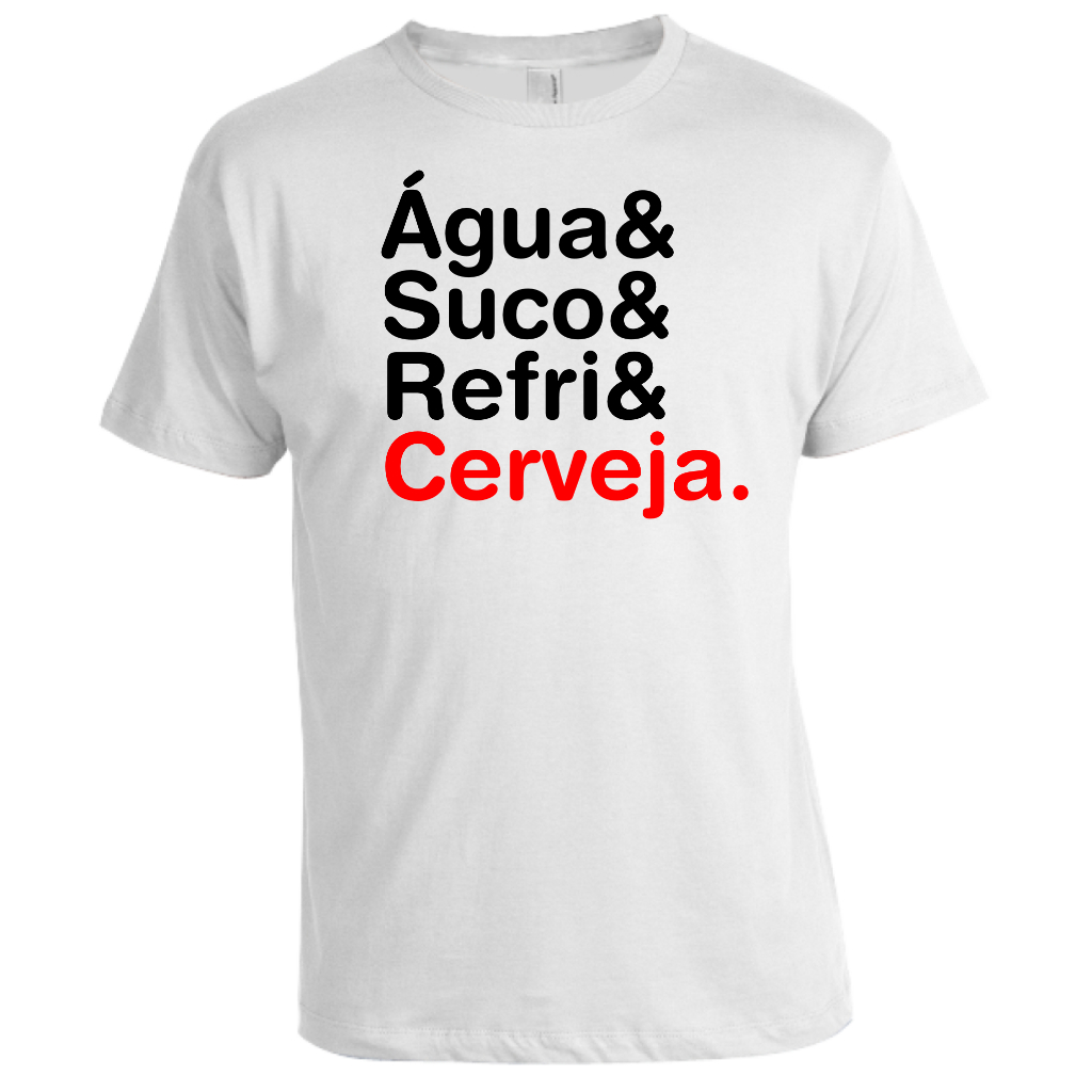 T-shirt Preta: Cor D'Água