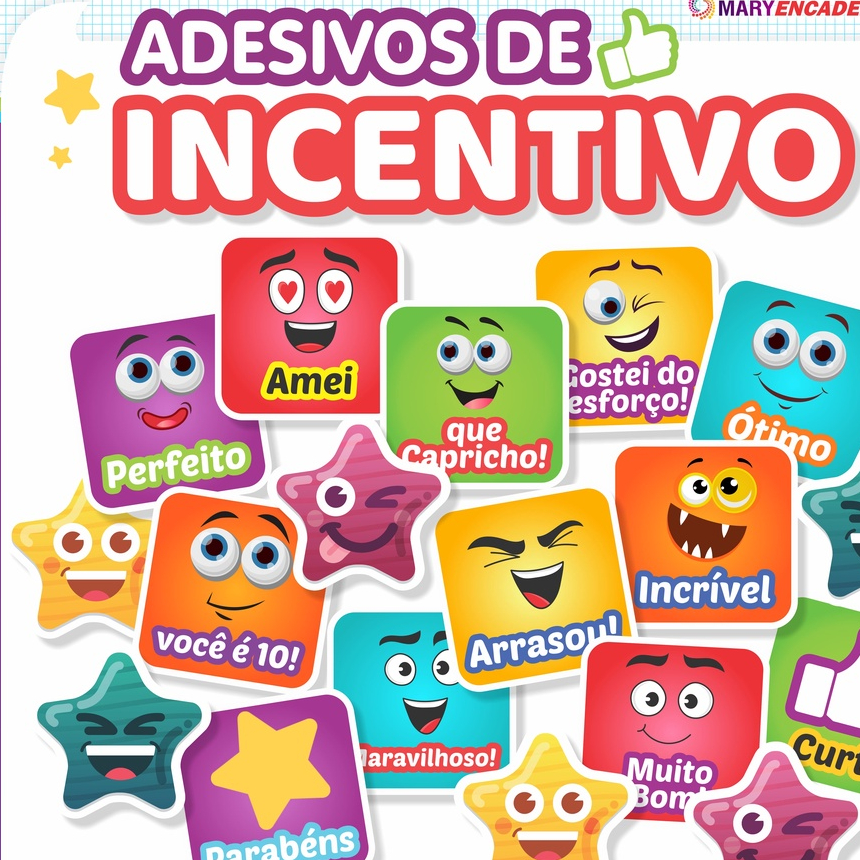 Adesivos de Incentivo para Alunos: Onde Comprar | BuscaProdutos