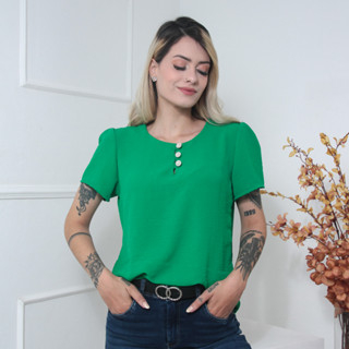 Blusa Feminina Com botões na frente