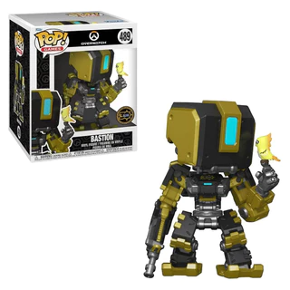 FUNKO POP GAMES 30TH BLIZZARD ANNIVERSARY OVERWATCH 6" EXCLUSIVE - BASTION 489 NOVO ORIGINAL