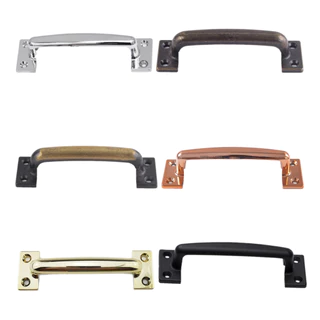 Kit de puxadores alça 2 unidades decoração de móveis cozinha sala quarto banheiro rose gold preto fosco