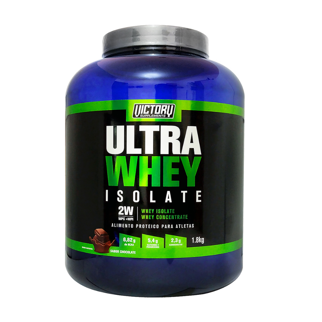 Ultra Whey Protein Isolate 2W 1,8kg Pote – Victory – Saboroso