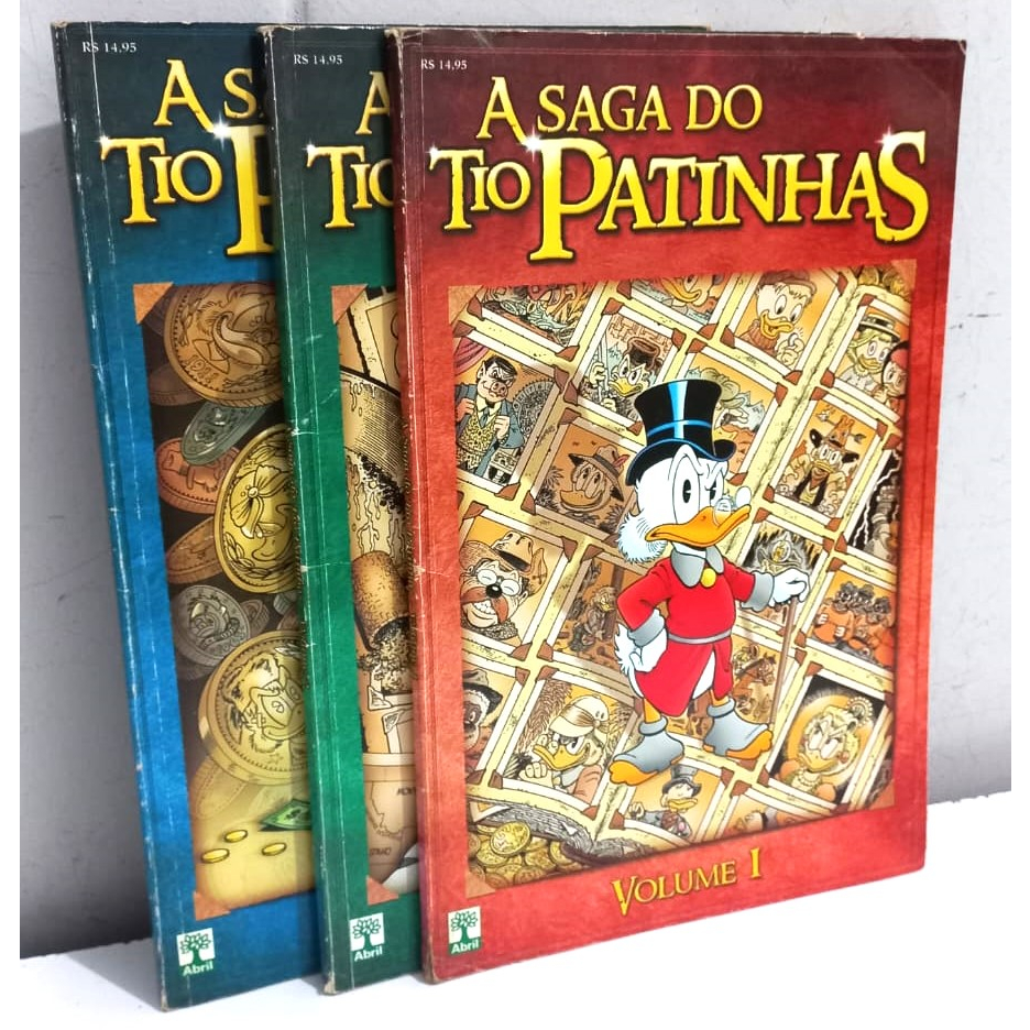 A Saga do Tio Patinhas 3 Edições Carl Barks Don Rosa Editora Abril 2007 ...