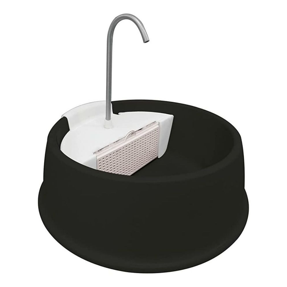 Fonte Bebedouro Gatos Cães Automático Joy Bivolt Furacão Pet Preto