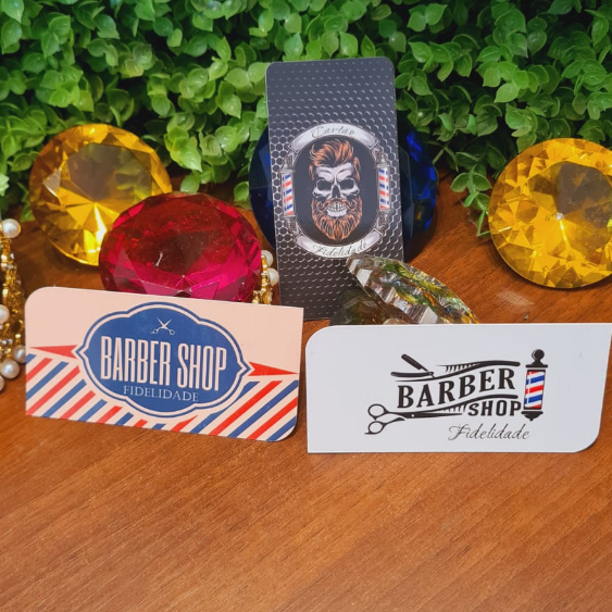 50 cartões fidelidade para Barbearia (Barber Shop)
