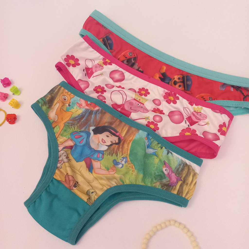 kit 10 Calcinhas Infantil Preço para Revenda Calçolinha de Criança ...