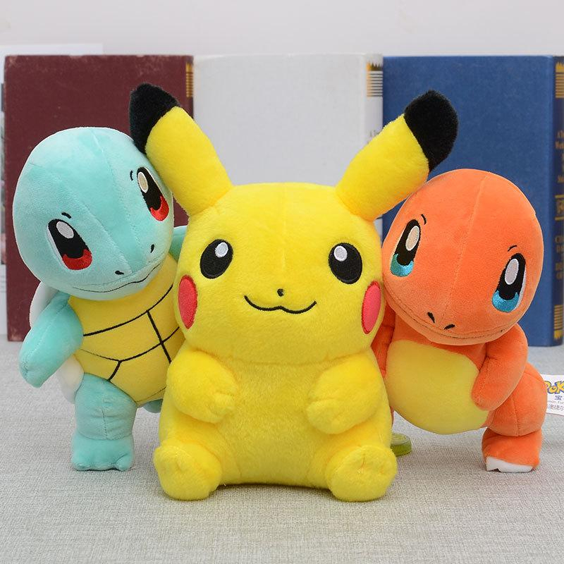 Bonecos De Pelúcia com Som Anime Pok Mon Pokemon Pikachu Pichu Fofo Brinquedos De Pelúcia