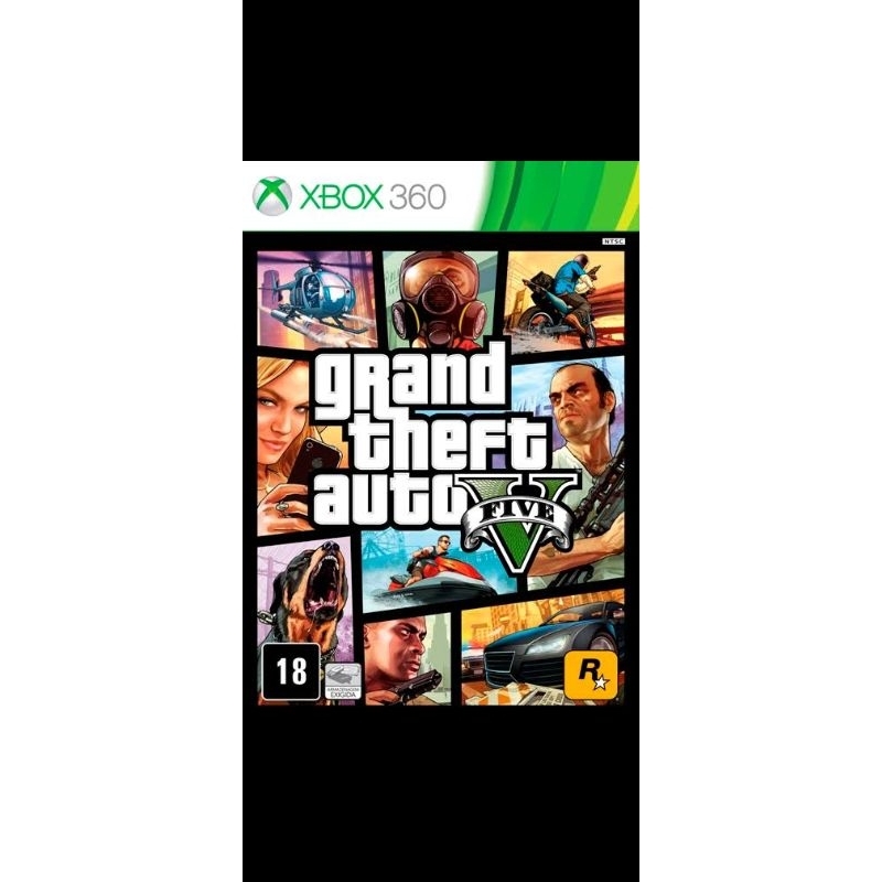 Grand theft auto five GTA 5 GTA V Xbox 360 desbloqueado destravado LT 3.0  RGH e outros