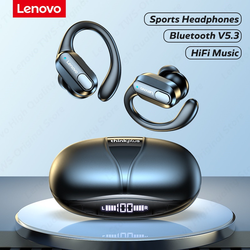 Fone De Ouvido Blueapple Lenovo XT80 Sem Fio Bluetooth 5.3 TWS À Prova D'água HiFi Com Cancelamento De Ruído Microfone Para Dispute LED