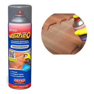 Vedatudo Spray Emborrachado Transparente Impermeabilizante 400ml Dryko