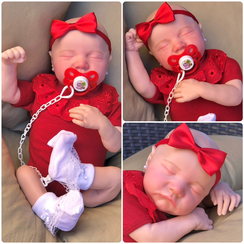 Reborn Para Ver BebÃ©s Bebê Reborn Silicone Boneca Recém Nascida