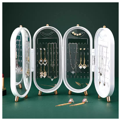 Porta Joia De Bolsa Para Viagem Portátil/ caixa de armazenamento/bolsa/anel/colar