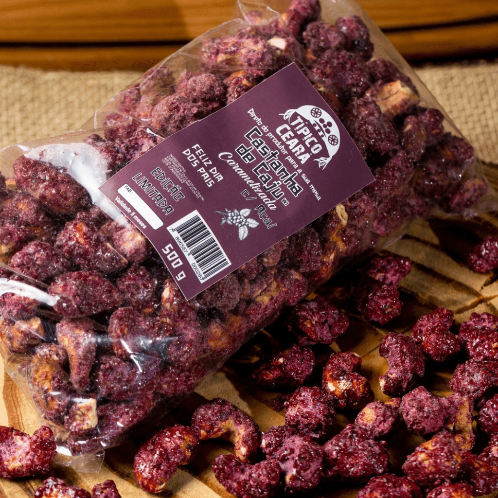 Castanha de Caju W1 Caramelizada c/ Açaí