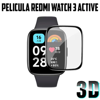 Pelicula 3d para redmi watch 3 Active Lite versão global super resistente pelicula com borda 3d