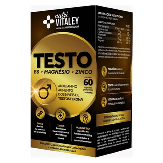 Vitaley Nutri Testo 60 Cápsulas em Oferta na Shopee