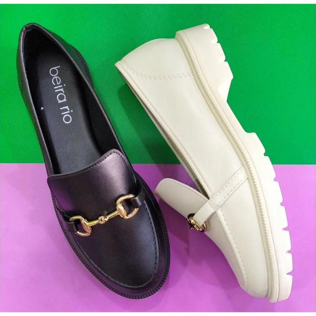 Sapato Mocassim Beira Rio Tratorado - Feminino