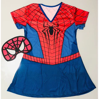 MULHER ARANHA VESTIDO FANTASIA INFANTIL C/ACESSÓRIO
