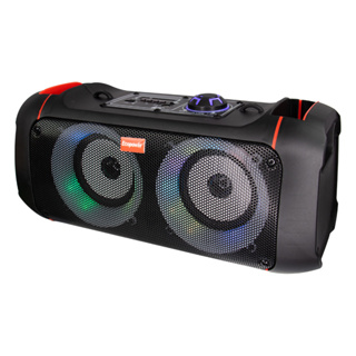 Caixa de Som Led Multimidia Speaker Ecopower EP-2306 USB/SD/AUX  Bluetooth 1000W com Entrada Microfone bivolt