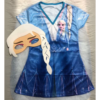 ELZA FROZEN FANTASIA INFANTIL TEMÁTICA C/ACESSÓRIO