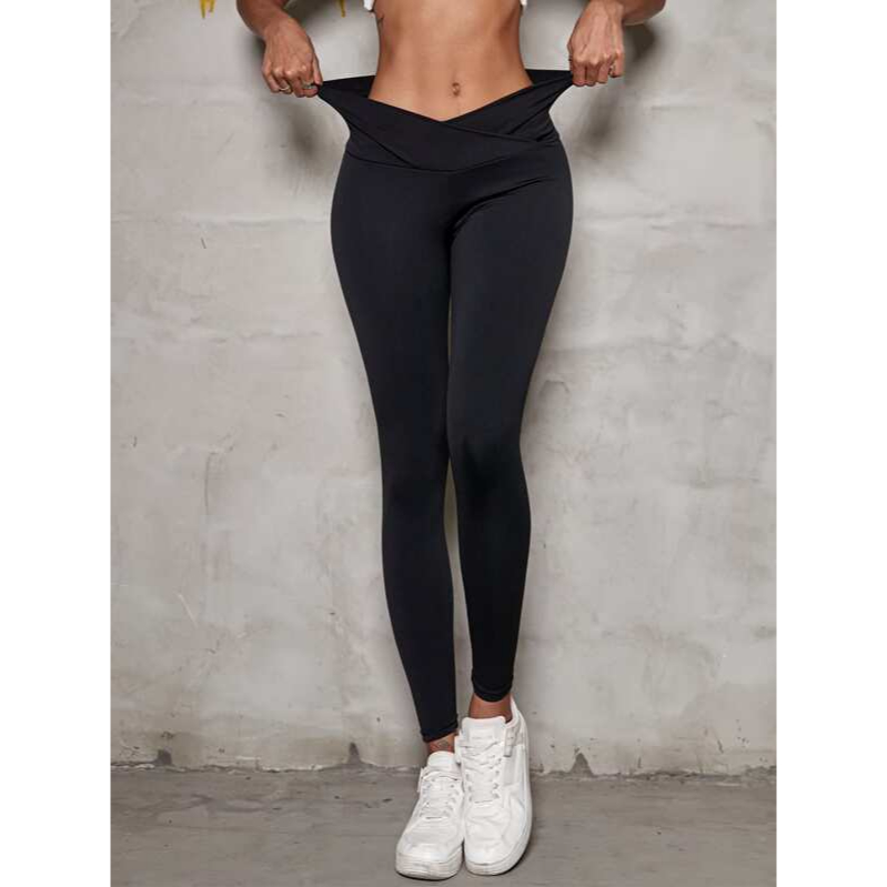 Calça Legging para Yoga Feminina Skin Preta