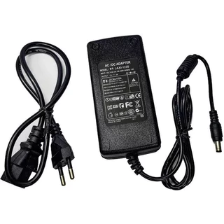 Fonte Adaptador Dc 12v 3a Ac - 100-240v Preto