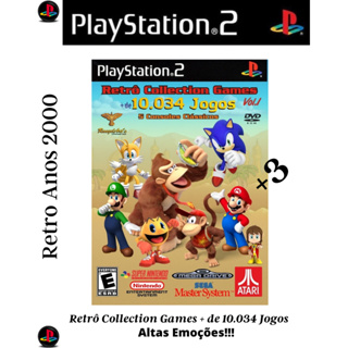 Novo Super Retrô Collection Games Vol.1 Ps2 Emulador 10034 Jogos Patch PS2  & PC