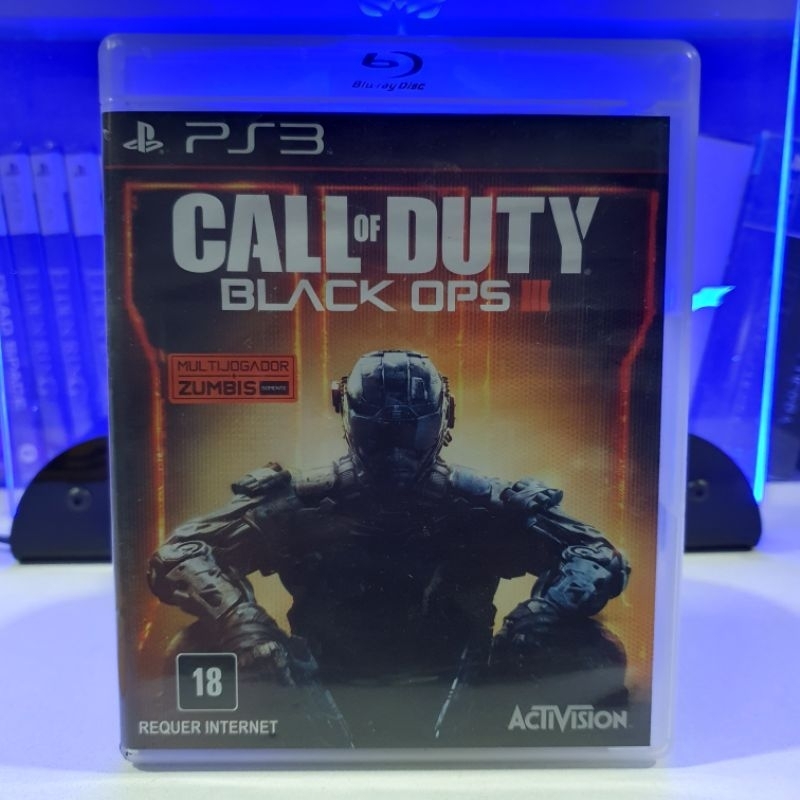 Call Of Duty Black Ops 3 Ps3 Midia fisica Original Seminova Funcionando e  Testada 100% perfeita encarte Original Envio Imediato Pra todo Brasil.  Levando mais de 2 jogos tem Promoção so - Desconto no Preço