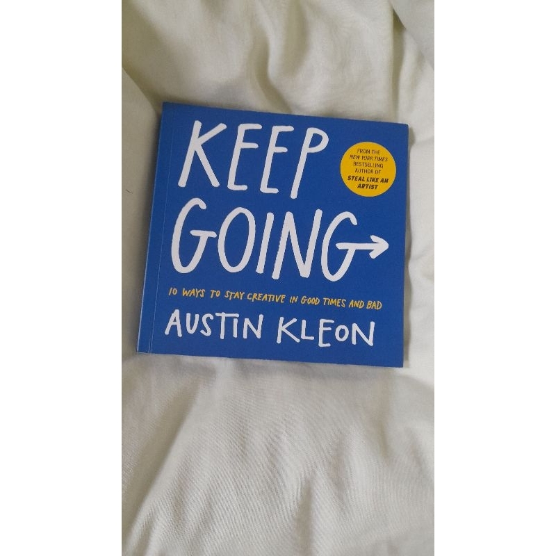 Livro em inglês Keep going Agustín Kleon Shopee Brasil