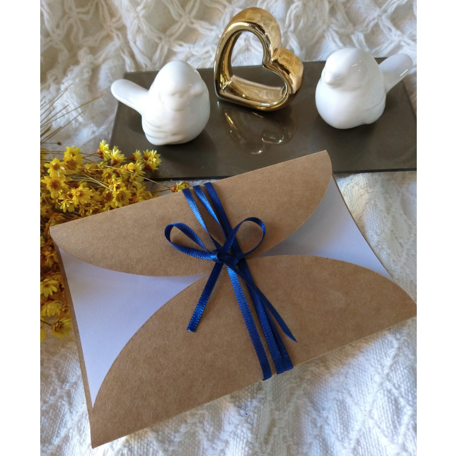 100 Envelope 10x15 para convite de casamento moderno rustico