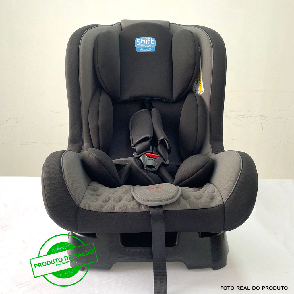 Cadeira de Carro Assento de Elevação Infantil Burigotto Shift Cinza 0 a  25Kg