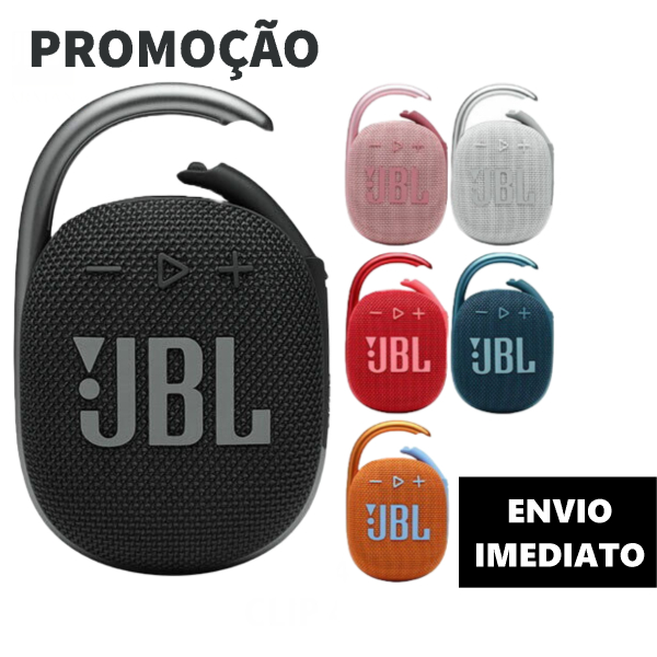 CAIXINHA de SOM JBL CLIP 4 com bluetooth
