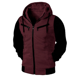 Blusa De Frio Moletom De Ziper Masculino College Casaco Ramazzoni