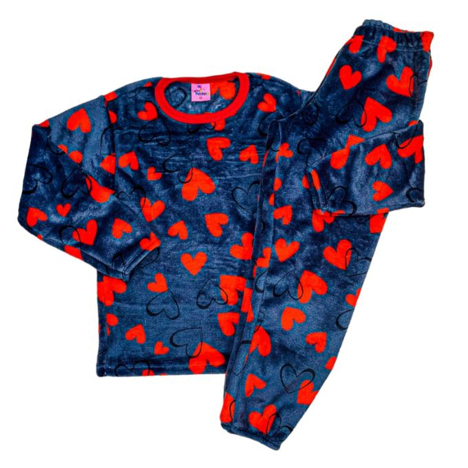 Conjunto Meninas Pijama de Frio infantil Fleece Manta de Cobertor ...