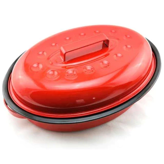 Panela Caçarola Assadeira de Pão Cocotte Saveurs Vermelha 5 Litros Tutti Cook
