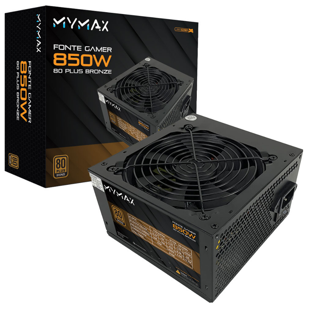 Fonte Gamemax 500W Real Atx 80 Plus - Premium Computadores