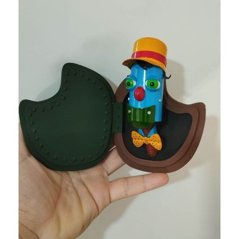 Porteiro Castelo Rá-Tim-Bum Ratimbum Resina Rato azul