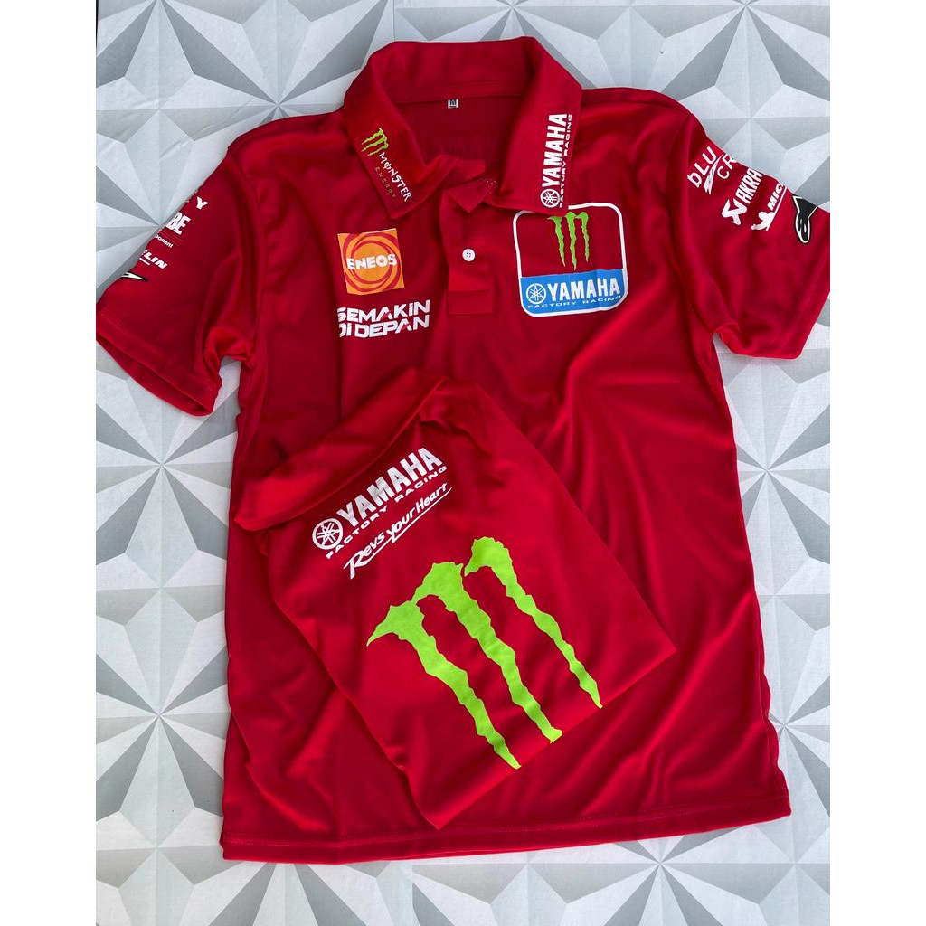Camisa gola Polo Yamaha Dry fit Lançamento Monster Premium