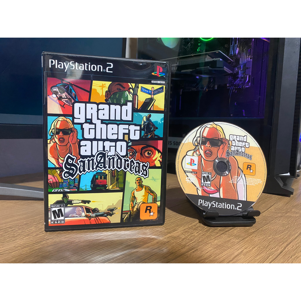 Grand Theft Auto San Andreas PS2 Dublado