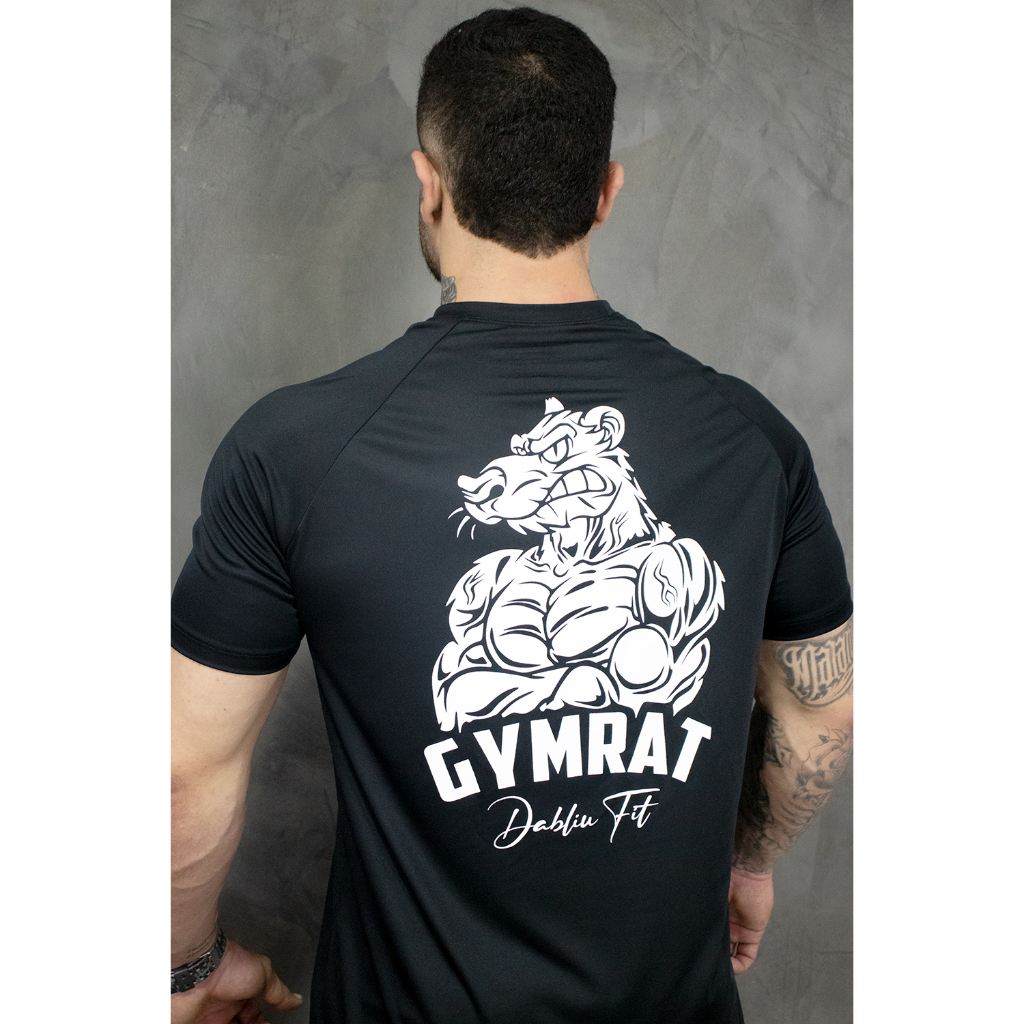 Camiseta Gym Rat Fitness Bodybuilding 1