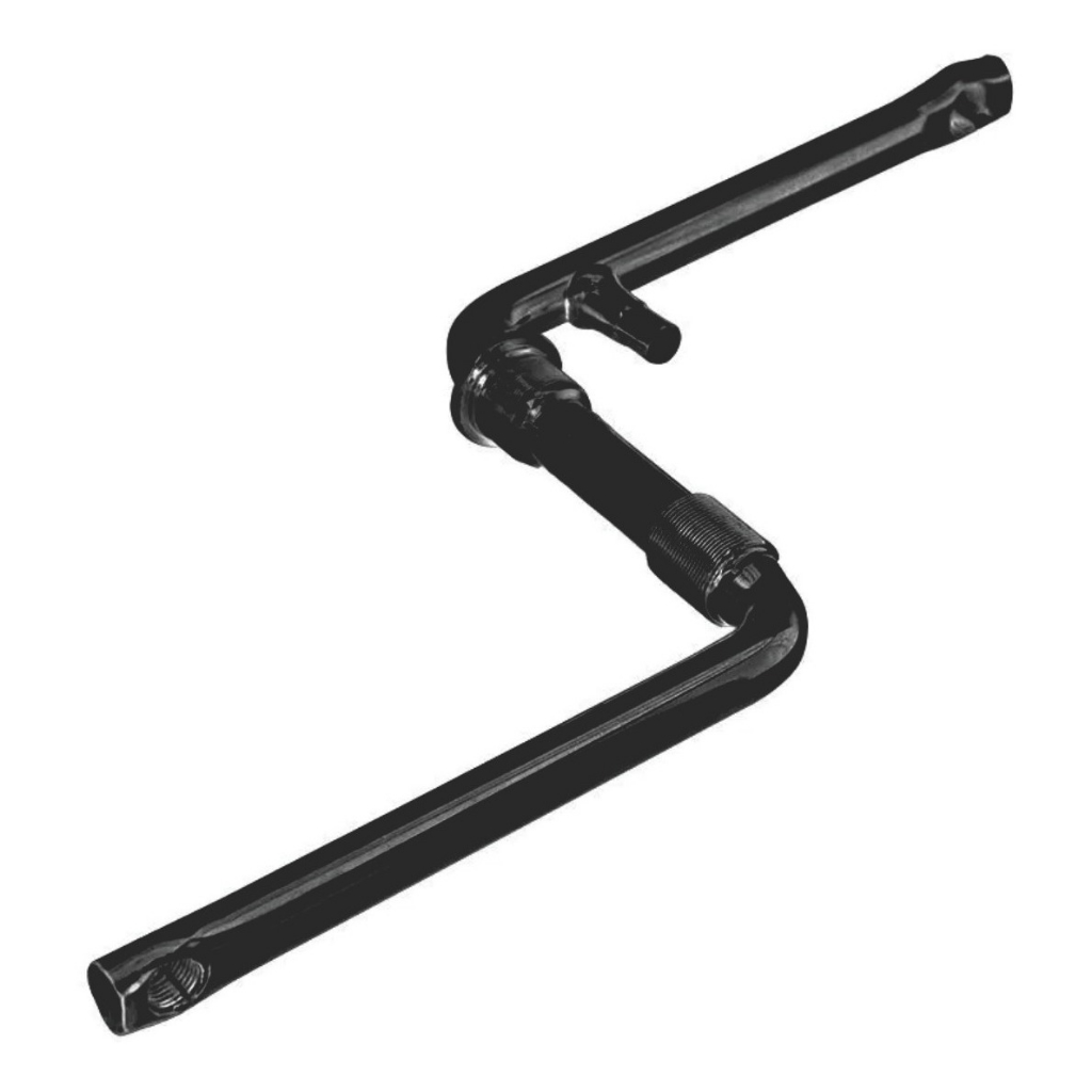 Pedivela Mtb Monobloco preto 140mm bike Bicicleta aro 20 24 26